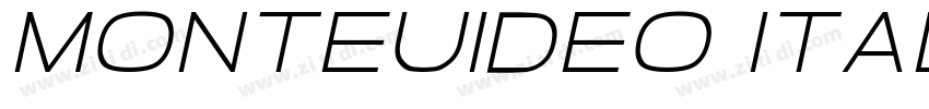 Monteuideo Italic字体转换